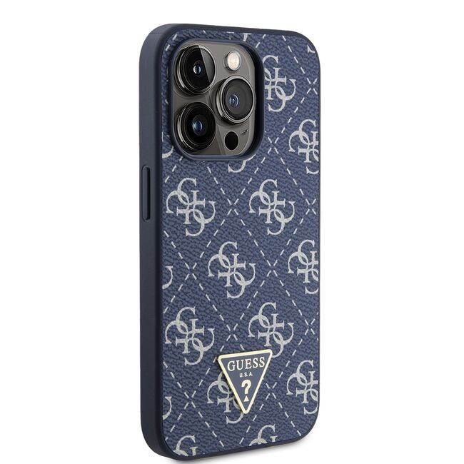 Husa pentru  iPhone 15 Pro Max Guess - Hardcase 4G Series - albastru