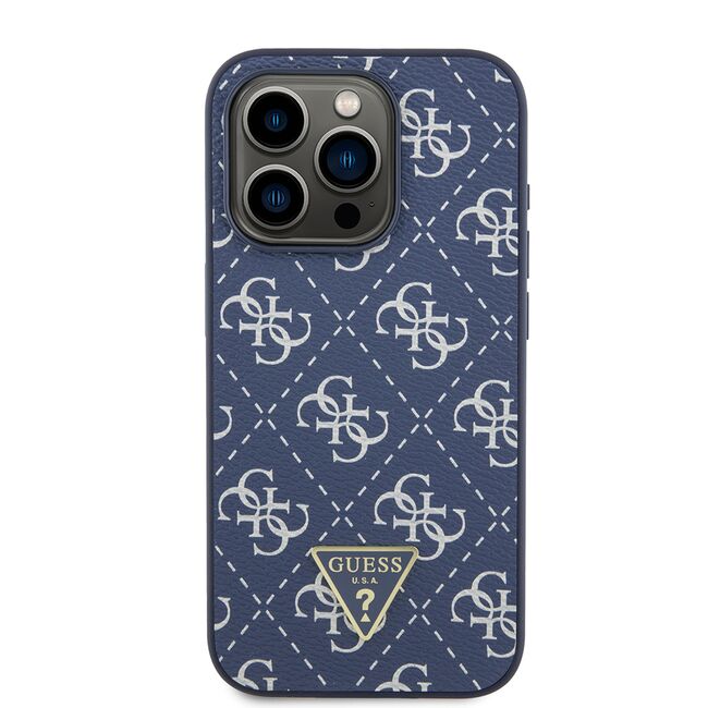 Husa pentru  iPhone 15 Pro Max Guess - Hardcase 4G Series - albastru
