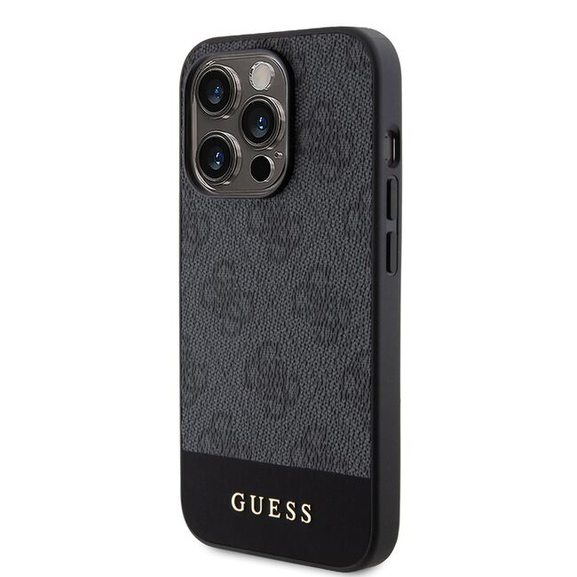 Husa pentru  iPhone 15 Pro Max Guess - Hardcase 4G Series - gri