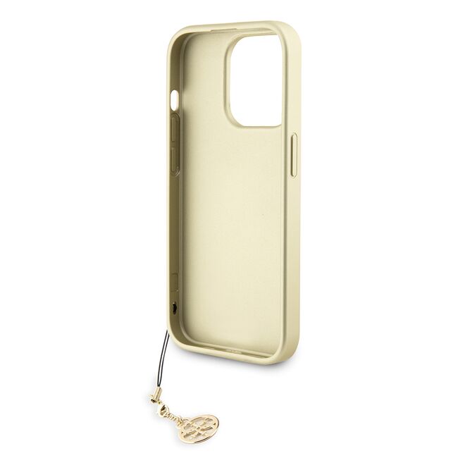 Husa pentru  iPhone 15 Pro Max Guess - Hardcase 4G Series - maro inchis