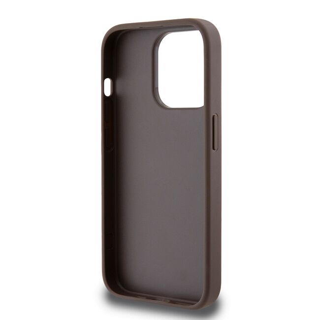 Husa pentru  iPhone 15 Pro Max Guess - Hardcase 4G Series - maro