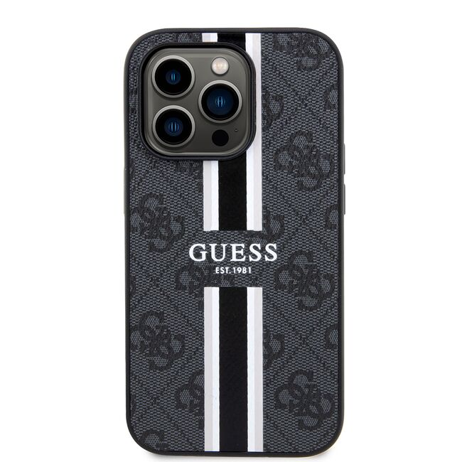 Husa pentru  iPhone 15 Pro Max Guess - Hardcase 4G Series - negru denim