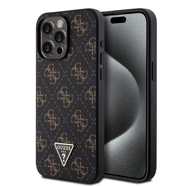 Husa pentru  iPhone 15 Pro Max Guess - Hardcase 4G Series - negru