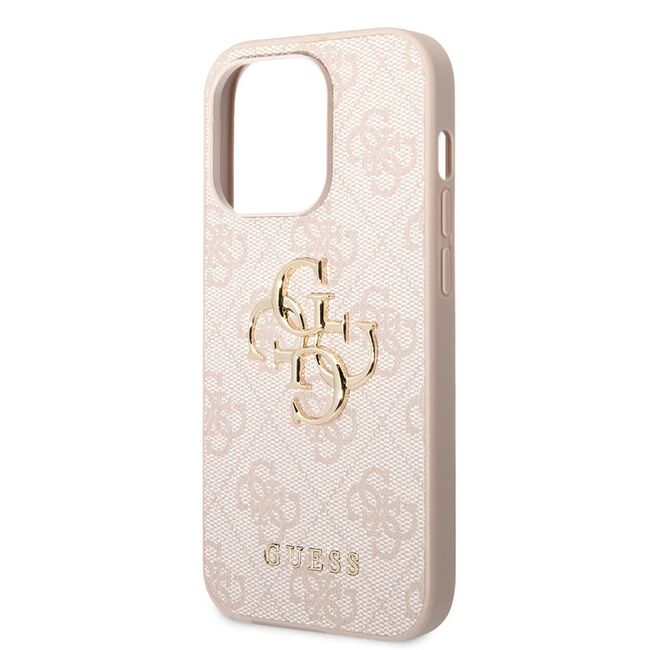 Husa pentru  iPhone 15 Pro Max Guess - Hardcase 4G Series - roz