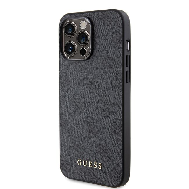 Husa pentru  iPhone 15 Pro Max cu MagSafe Guess - Hardcase 4G Series - gri