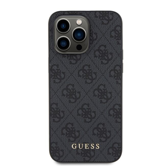 Husa pentru  iPhone 15 Pro Max cu MagSafe Guess - Hardcase 4G Series - gri