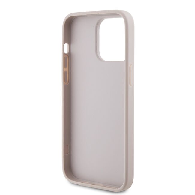 Husa pentru  iPhone 15 Pro Max cu MagSafe Guess - Hardcase 4G Series - roz neon
