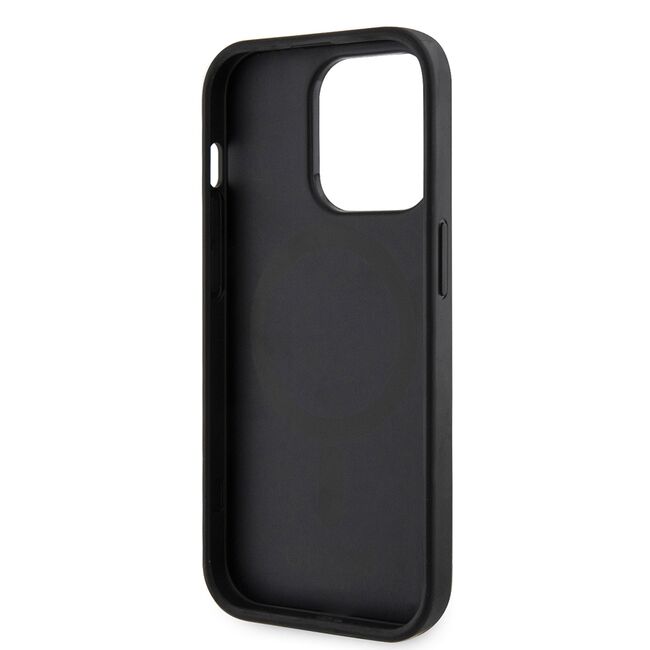 Husa pentru  iPhone 15 Pro cu MagSafe Guess - Hardcase 4G Series - negru