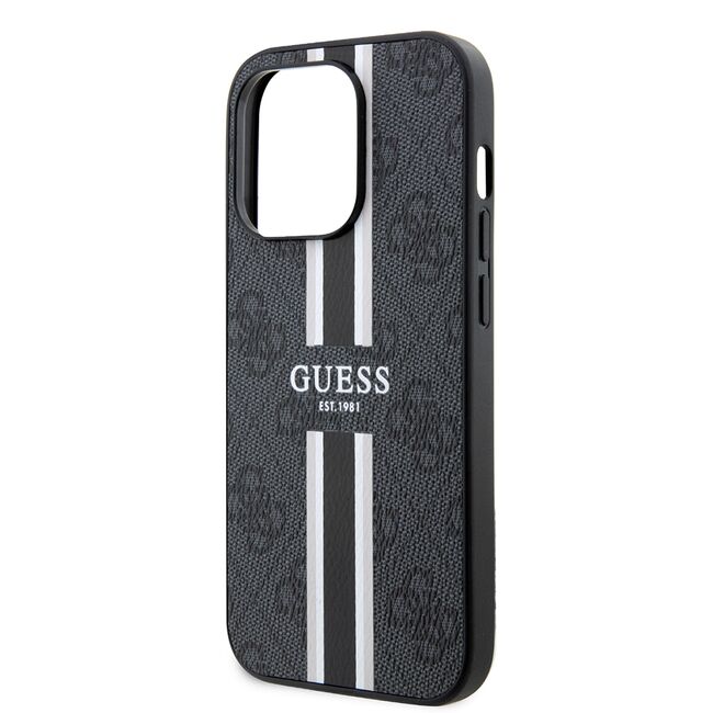 Husa pentru  iPhone 15 Pro cu MagSafe Guess - Hardcase 4G Series - negru