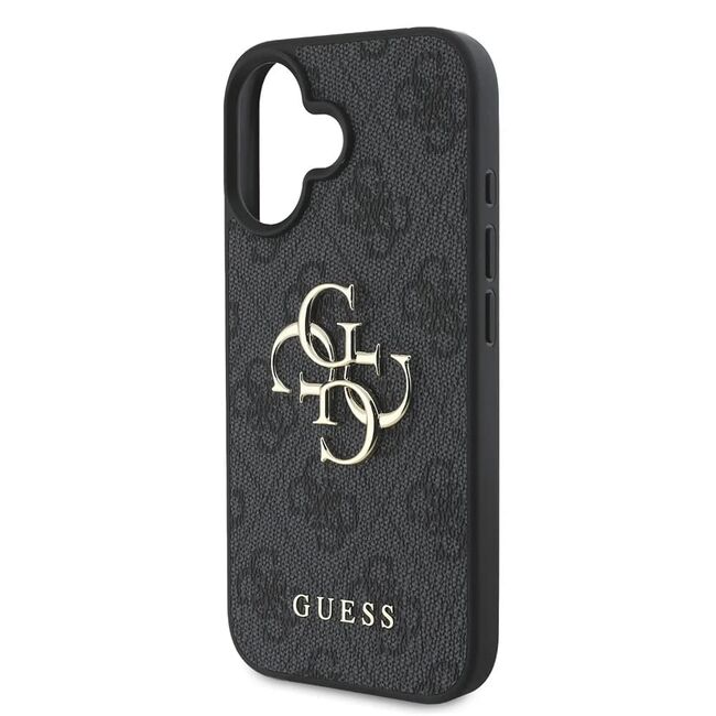 Husa pentru  iPhone 16 Guess - Hardcase 4G Series - negru denim