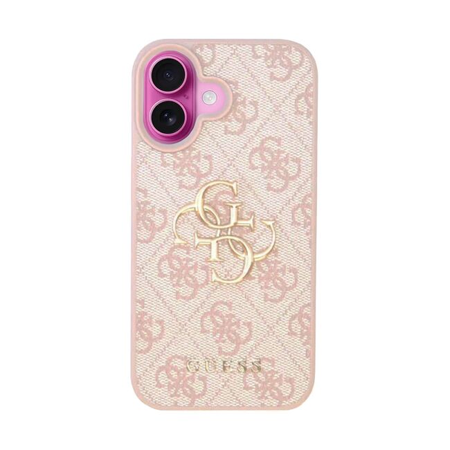 Husa pentru  iPhone 16 Guess - Hardcase 4G Series - roz