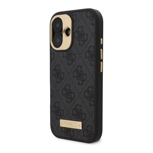 Husa pentru  iPhone 16 Plus cu MagSafe Guess - Hardcase 4G Series - negru denim