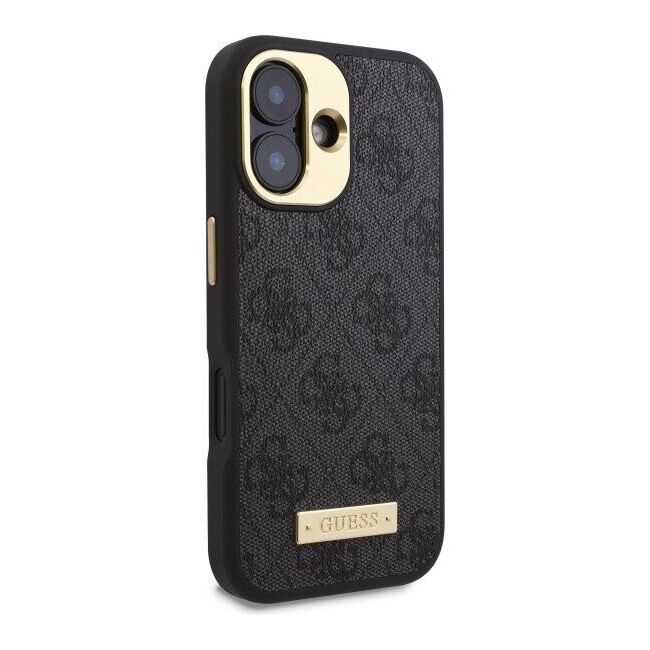 Husa pentru  iPhone 16 Plus cu MagSafe Guess - Hardcase 4G Series - negru denim