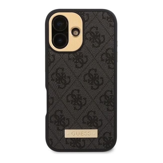 Husa pentru  iPhone 16 Plus cu MagSafe Guess - Hardcase 4G Series - negru denim