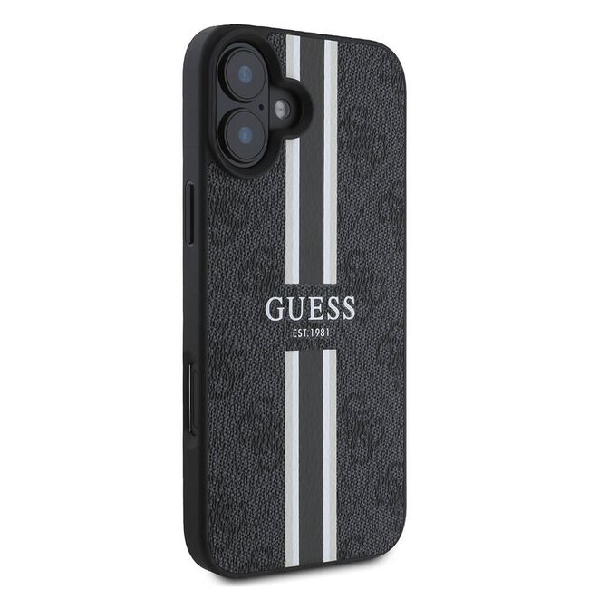 Husa pentru  iPhone 16 Plus cu MagSafe Guess - Hardcase 4G Series - negru