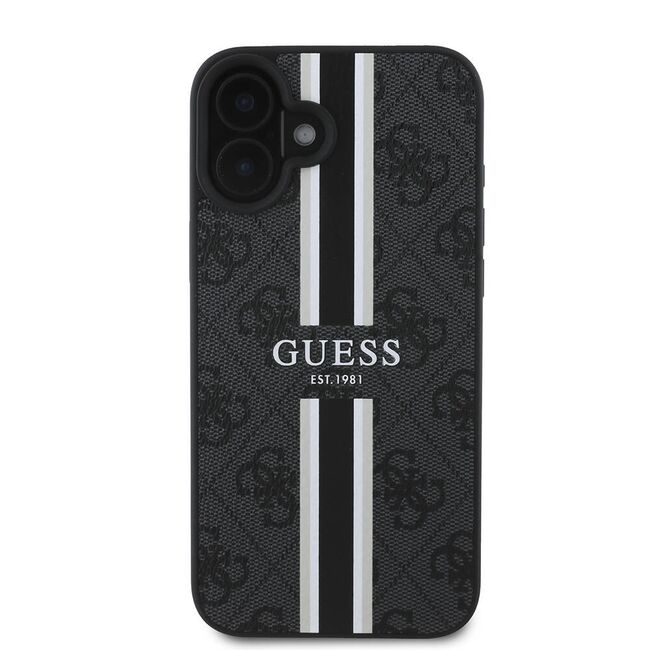 Husa pentru  iPhone 16 Plus cu MagSafe Guess - Hardcase 4G Series - negru