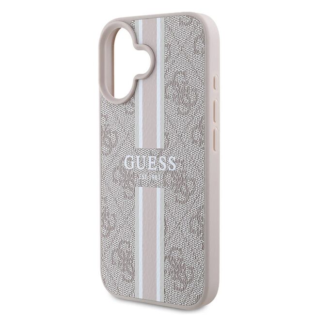 Husa pentru  iPhone 16 cu MagSafe Guess - Hardcase 4G Series - roz