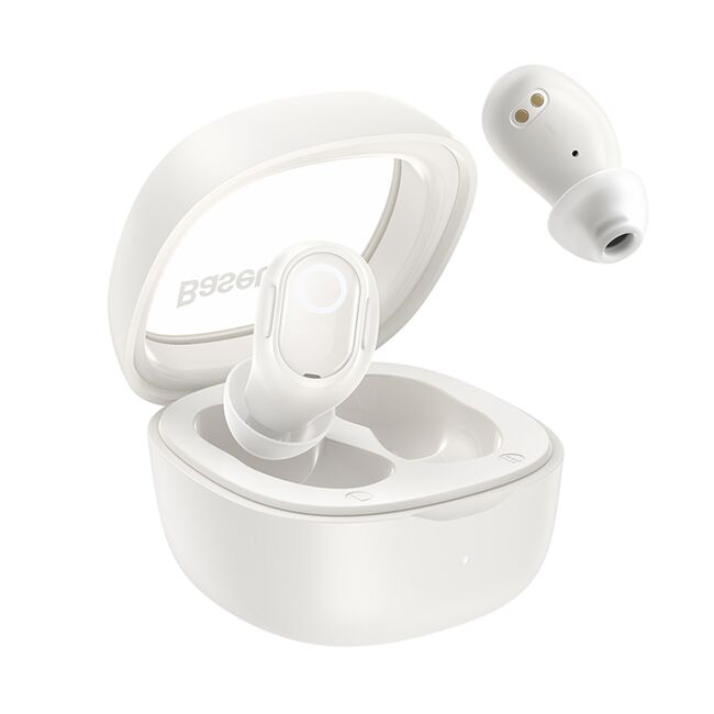 Casti Wireless Baseus Earbuds Bowie WM02 TWS, Bluetooth 5.3 - Alb
