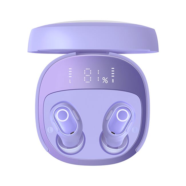Casti Wireless Baseus Earbuds WM02+ True Wireless Stereo, Bluetooth V5.3, Smart Display - Mov