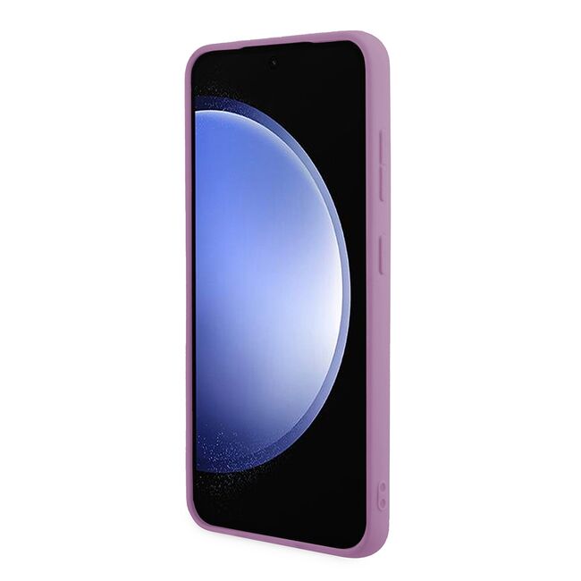 Husa pentru  Samsung Galaxy S24 Guess - Glitter Fixed - mov