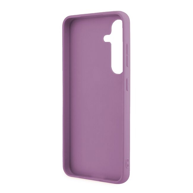 Husa pentru  Samsung Galaxy S24 Guess - Glitter Fixed - mov