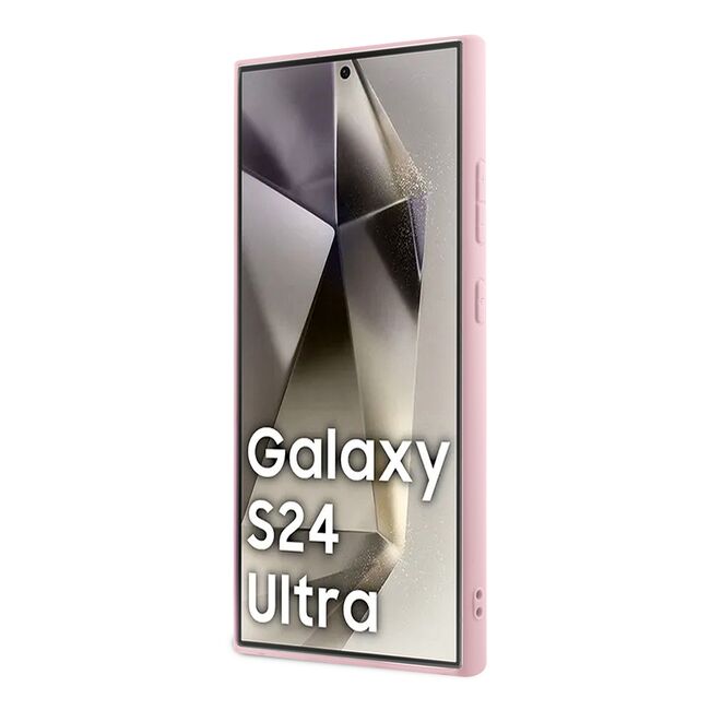Husa pentru  Samsung Galaxy S24 Ultra Guess - Glitter Fixed - auriu