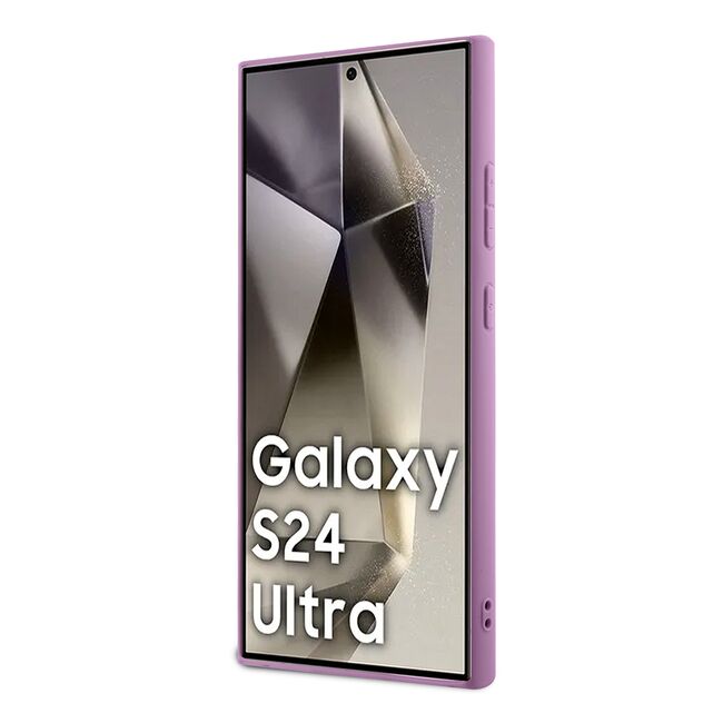 Husa pentru  Samsung Galaxy S24 Ultra Guess - Glitter Fixed - mov