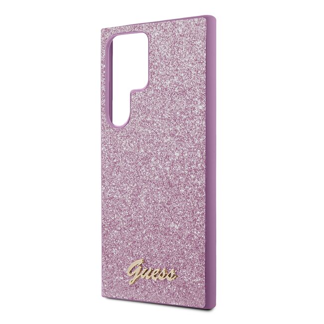 Husa pentru  Samsung Galaxy S24 Ultra Guess - Glitter Fixed - mov