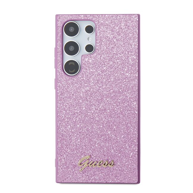 Husa pentru  Samsung Galaxy S24 Ultra Guess - Glitter Fixed - mov
