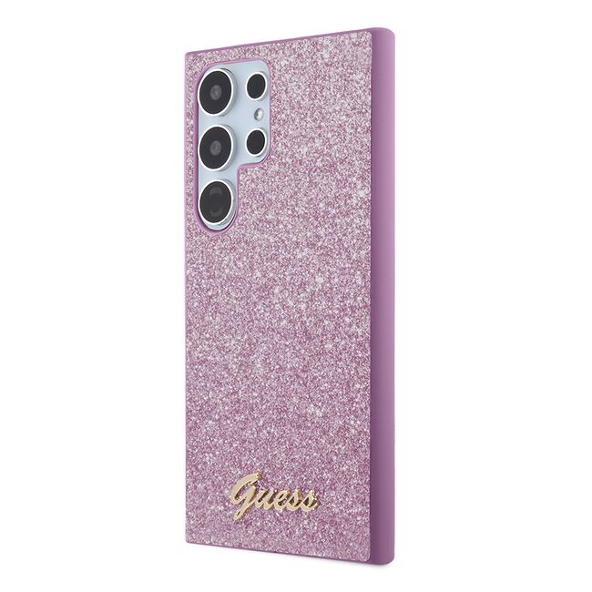 Husa pentru  Samsung Galaxy S24 Ultra Guess - Glitter Fixed - mov