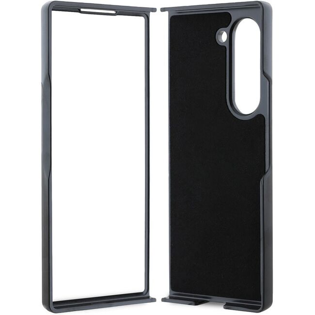 Husa pentru  Samsung Galaxy Z Fold 6 Guess - Leather 4G Triangle Strass - maro