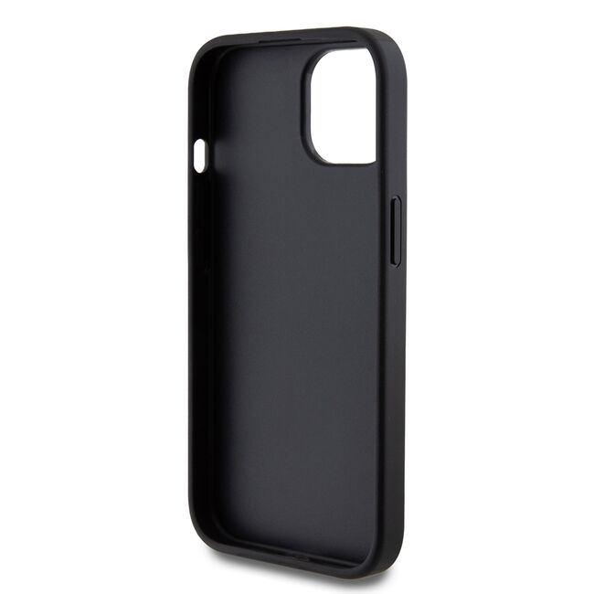 Husa pentru  iPhone 15 Guess - Glitter Fixed - negru