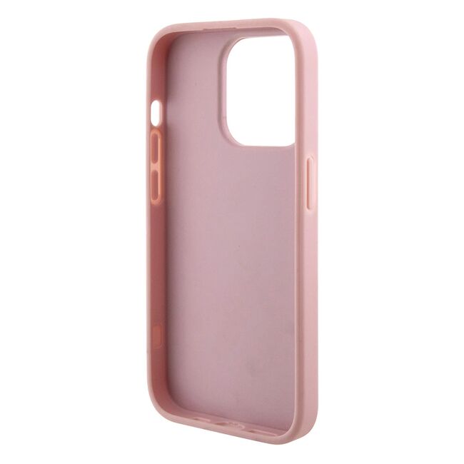 Husa pentru  iPhone 15 Pro Guess - Glitter Fixed - roz