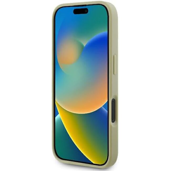 Husa pentru  iPhone 16 Plus Guess - Glitter Fixed - auriu