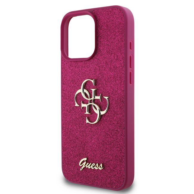 Husa pentru  iPhone 16 Pro Guess - Glitter Fixed - mov