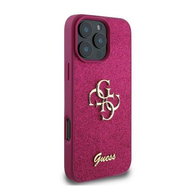 Husa pentru  iPhone 16 Pro Max Guess - Glitter Fixed - mov