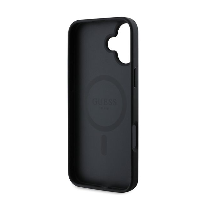 Husa pentru cu  iPhone 16 Plus MagSafe Guess - Saffiano - roz