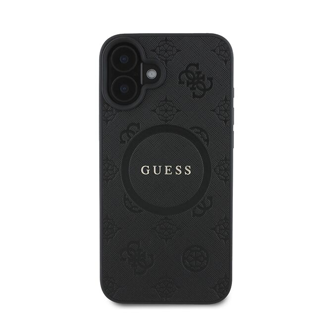 Husa pentru cu  iPhone 16 Plus MagSafe Guess - Saffiano - roz