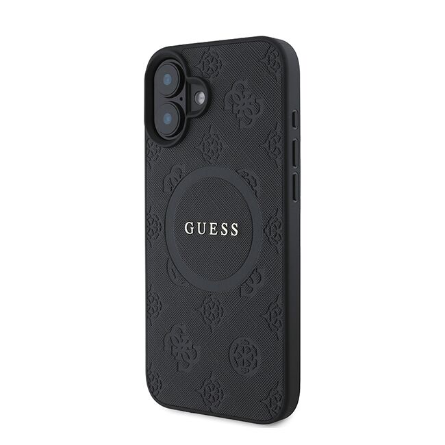 Husa pentru cu  iPhone 16 Plus MagSafe Guess - Saffiano - roz