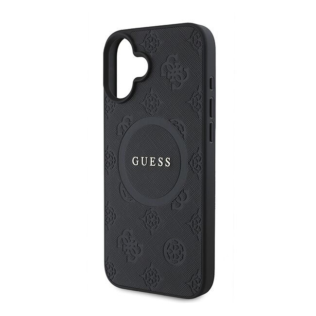 Husa pentru cu  iPhone 16 Plus MagSafe Guess - Saffiano - roz