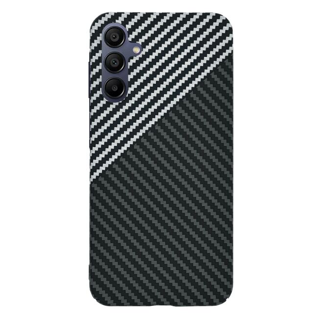 Husa pentru  Samsung Galaxy A16 CarbonFiber UltraSlim, Lightweight, gri