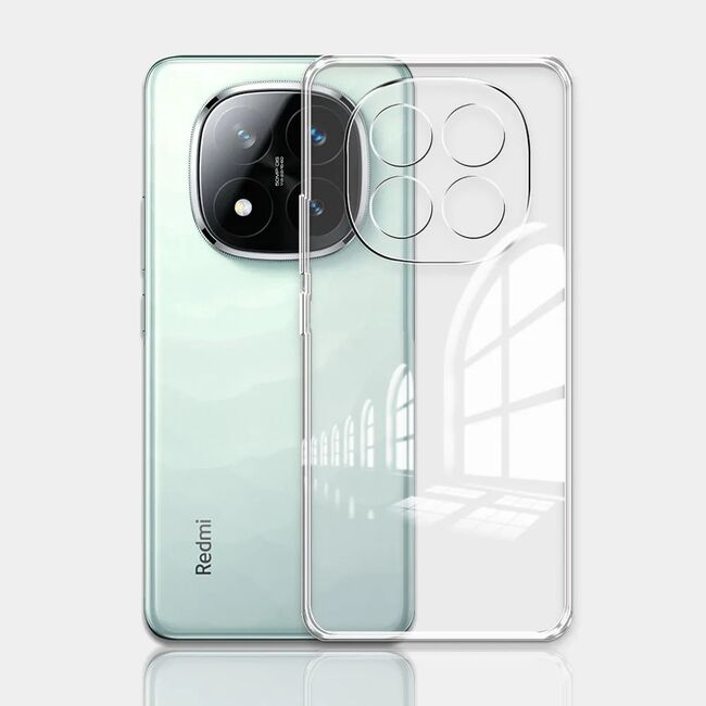 Husa pentru  Xiaomi Redmi Note 14 Pro+ Plus, Anti-Shock 1.5mm, cu protectie lentile, transparent