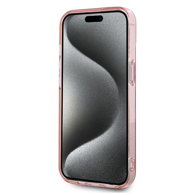 Husa pentru  iPhone 14 Karl Lagerfeld - IML MagSafe - roz