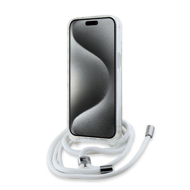 Husa pentru  iPhone 15 Karl Lagerfeld - IML MagSafe - transparent
