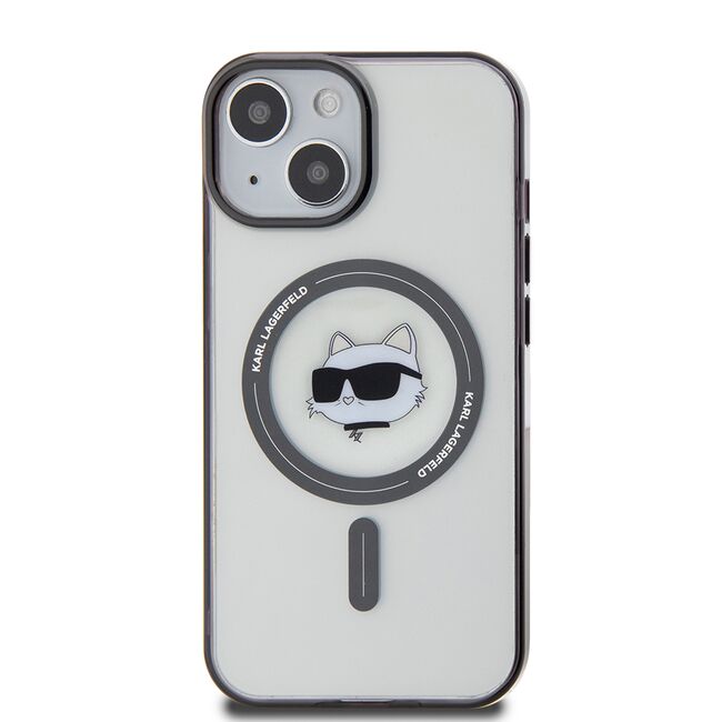 Husa pentru  iPhone 15 Plus Karl Lagerfeld - IML MagSafe - transparent