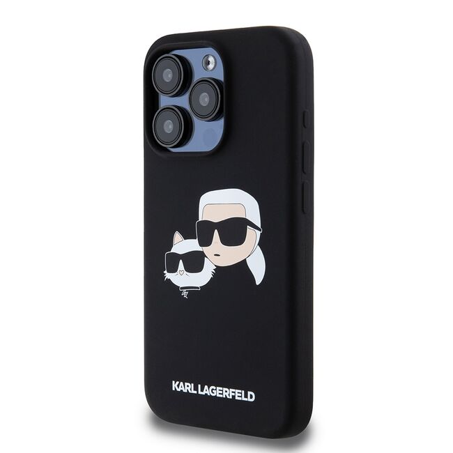 Husa pentru  iPhone 15 Pro Karl Lagerfeld - Silicone MagSafe - kaki