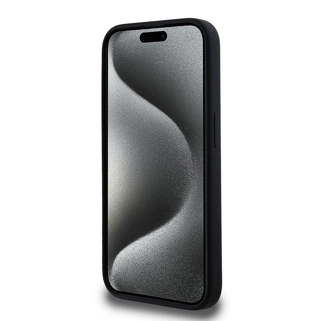 Husa pentru  iPhone 15 Pro Karl Lagerfeld - Silicone MagSafe - negru