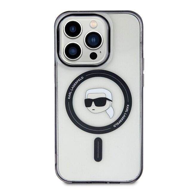 Husa pentru  iPhone 15 Pro Max Karl Lagerfeld - IML MagSafe - clear