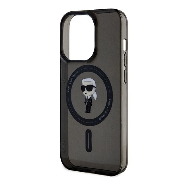 Husa pentru  iPhone 15 Pro Max Karl Lagerfeld - IML MagSafe - negru denim