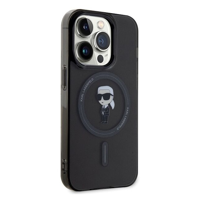 Husa pentru  iPhone 15 Pro Max Karl Lagerfeld - IML MagSafe - negru denim